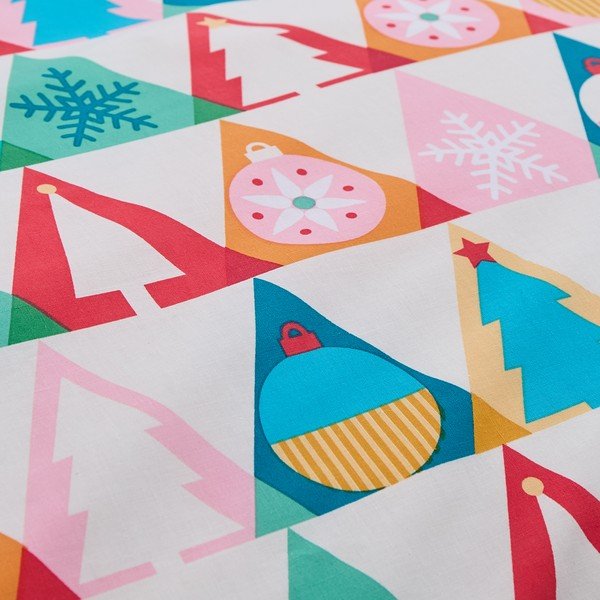 Voodipesu kaheinimesevoodile 200x200 cm Christmas Geo - Catherine Lansfield-image-4