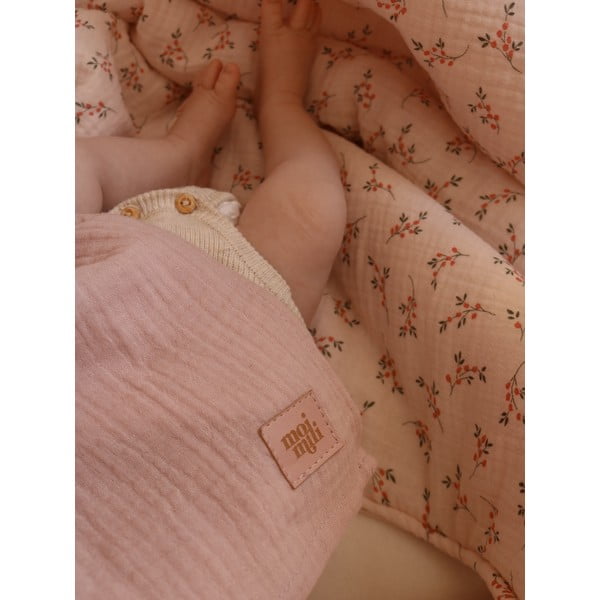 Musliinist mähkmed 2 tk komplektis Baby Pink - Moi Mili-image-2