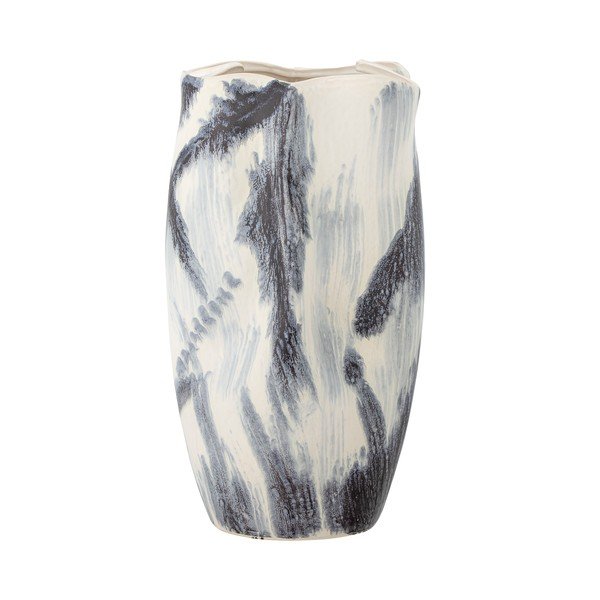 Must-valge kivikeraamikast vaas (kõrgus 37 cm) Elira - Bloomingville-image-4