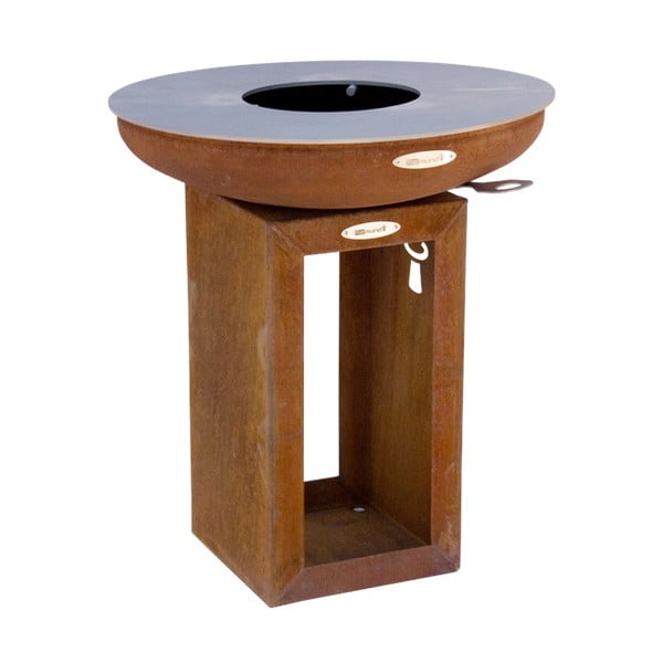 Pruun välitingimustes kasutatav puidust grill , ø 62 cm Carus S - Remundi-image-2