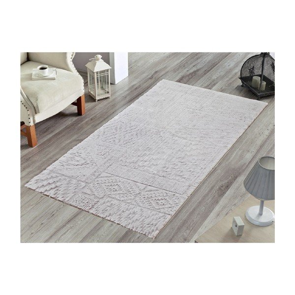 Koberec Patchwork White, 80x120 cm