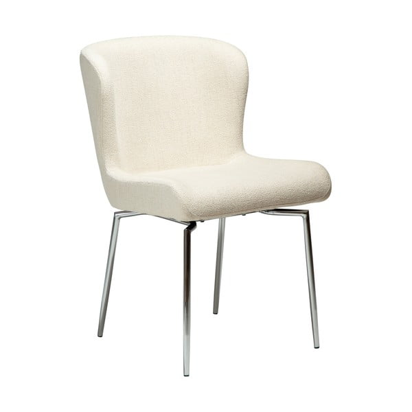 Kreemjas polsterdatud söögitool Glam – DAN-FORM Denmark