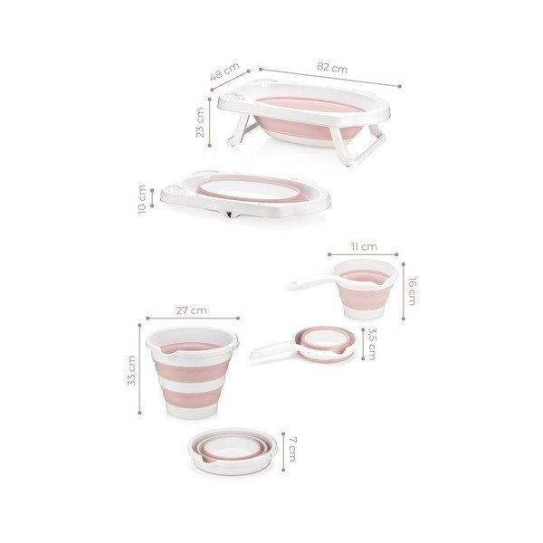 Valge ja roosa vann 48x82 cm - Foutastic-image-1