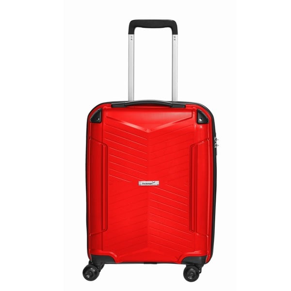 Červený cestovní kufr Packenger, 33 l