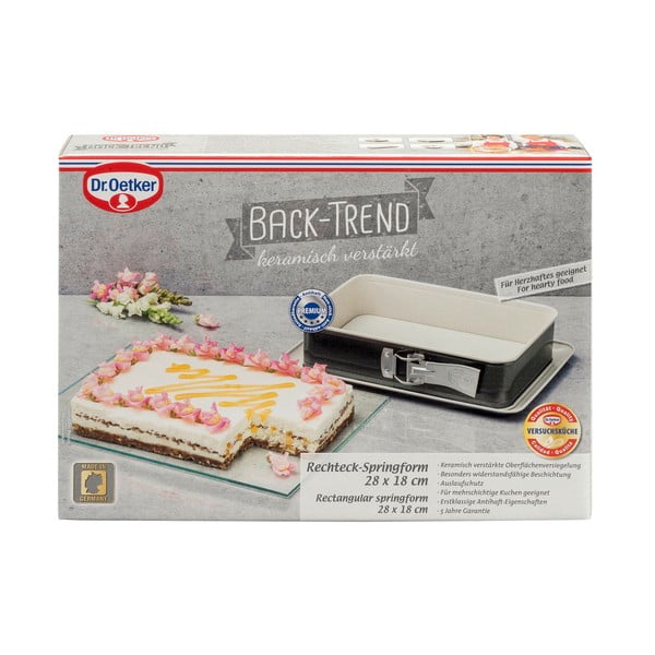 Terasest küpsetusplaat keraamilise pinnaga , 28 x 18 cm - Dr. Oetker-image-2