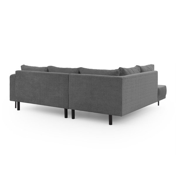 Tumehall šenillist nurgadiivan (vasak nurk/L-kujuline) Mauris - Ropez-image-3