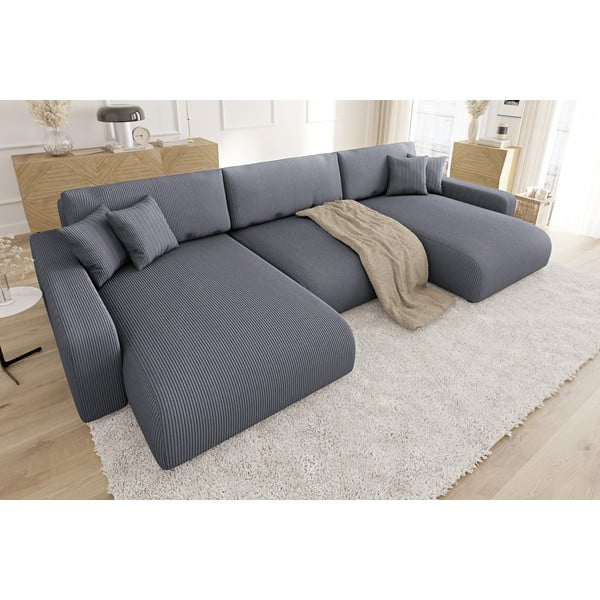 Tumehall velvetist panipaigaga nurgadiivanvoodi Sara - Ropez-image-3