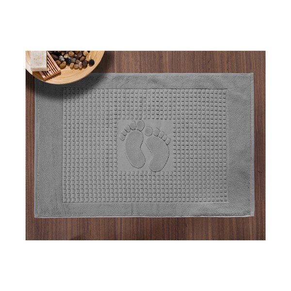 Koupelnová předložka Basic Grey, 50x70 cm