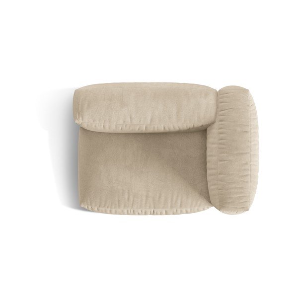 Beež-kreem bukleekangast diivanimoodul (parem nurk) Martina - Micadoni Home-image-3