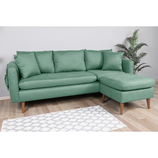 Türkiissinine diivan 215 cm Sofia - Balcab Home-image-1