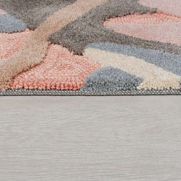 Hall ja roosa vaip , 160 x 230 cm Bark - Flair Rugs-image-3