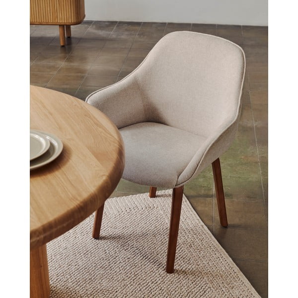 Beež söögitool Nelida - Kave Home-image-2