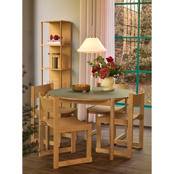 Valge hämardatav ripplamp ø 40 cm Muse - Hübsch-image-3