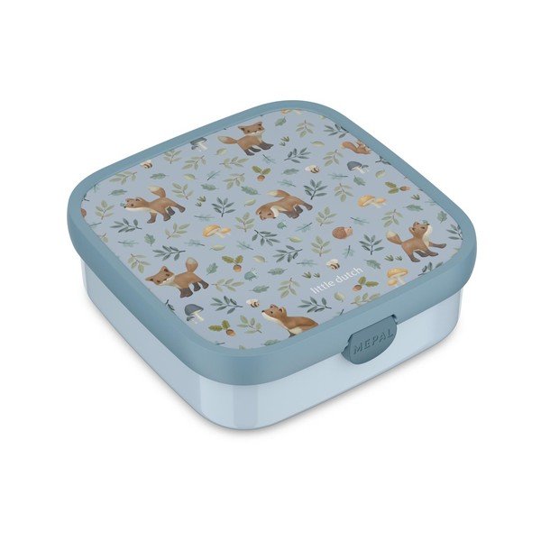 Helesinine plastmassist laste suupistekarp Forest Friends - Mepal