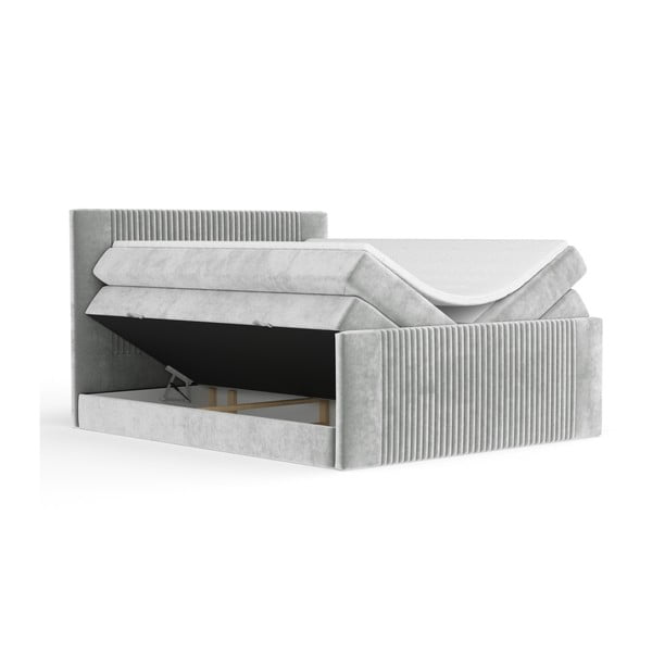 Helehall vedruvoodi koos panipaigaga 140x200 cm Bergamo - Maison de Rêve-image-2