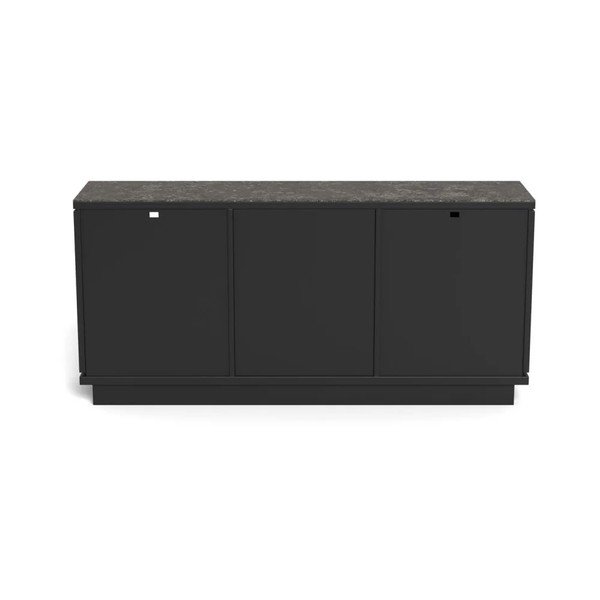 Must MDF-ist kummut 160x75x40 cm Tribeca - Actona-image-4