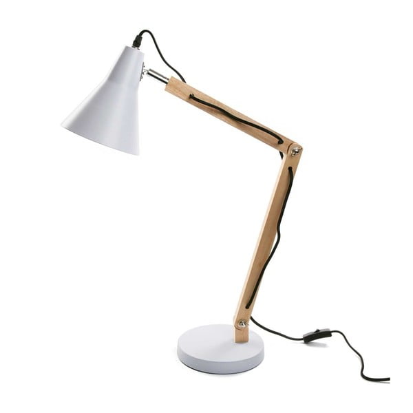 Bílá stolní lampa Versa Work