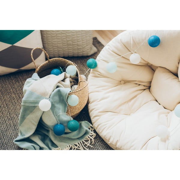 Beež ja roosa valguskett LED-pirnidega , 30 valgustit - LUKKA-image-4