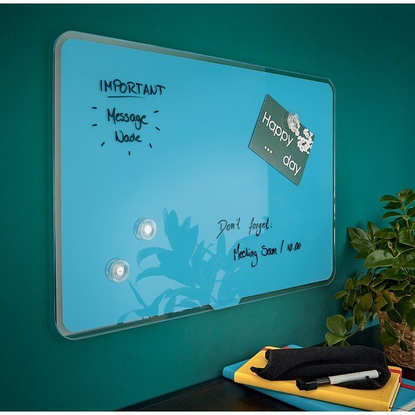 Sinine klaasist magnettahvel , 60 x 40 cm Cosy - Leitz-image-3