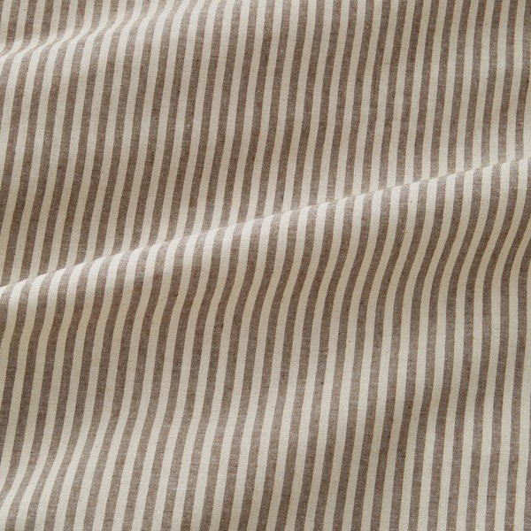 Taupepruun üheinimese voodipesu 135x200 cm Cotton Rich Narrow Woven Stripe - Pineapple Elephant-image-3