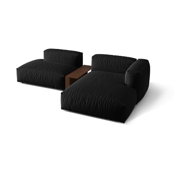 Must modulaarne nurgadiivan (parem nurk) Martina - Micadoni Home-image-3