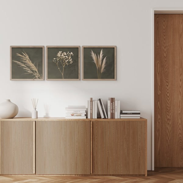 Maalid 3tk komplektis 30x30 cm Pampas – Styler-image-2