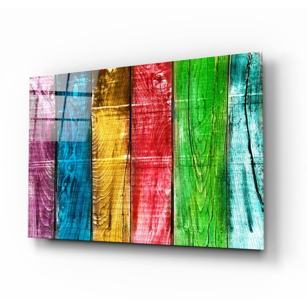 Klaasimaal, 110 x 70 cm Colored Wood - Insigne