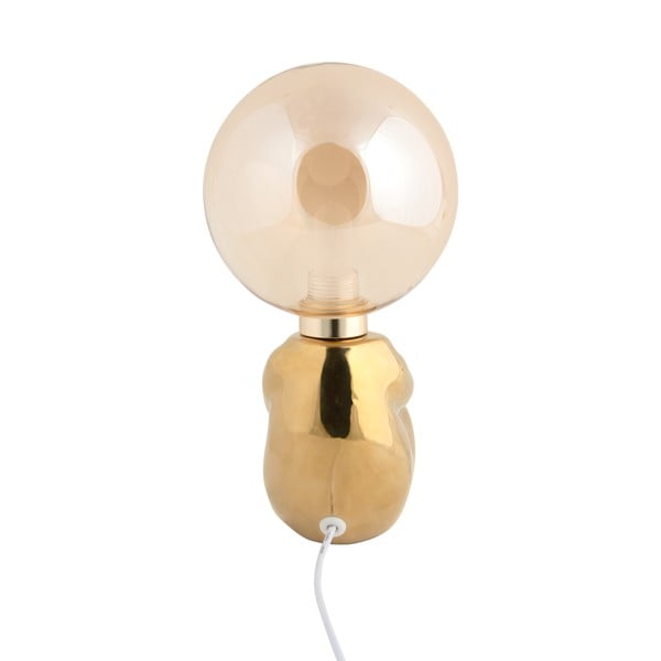 Kuldne dimmerdatav LED lauavalgusti klaasist varjuga (kõrgus 22,5 cm) Joey - Leitmotiv-image-4