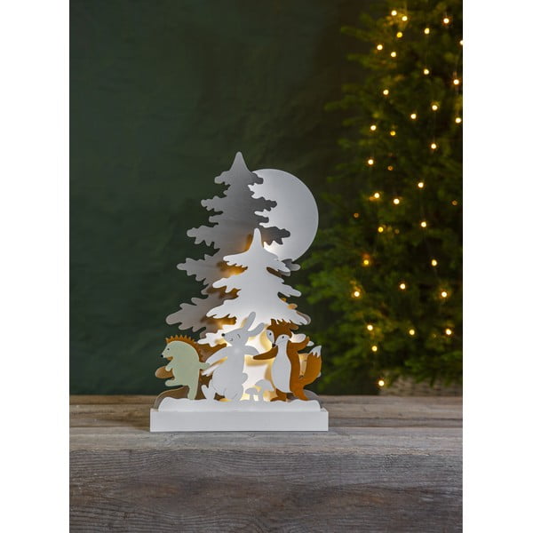 Jõulud puidust LED valgustus, kõrgus 44 cm Forest Friends - Star Trading