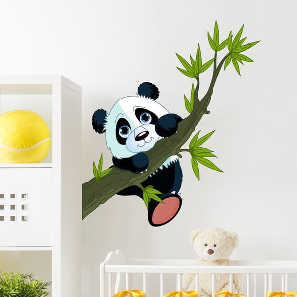 Laste seinakleebis Panda On Branches - Ambiance