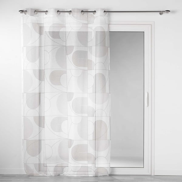 Valge voile kardin 140x280 cm Esquisse - douceur d'intérieur