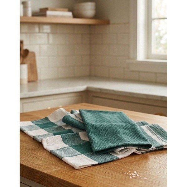 Puuvillased rätikud komplektis 3 tükki 45x70 cm Vafle - JAHU collections-image-1