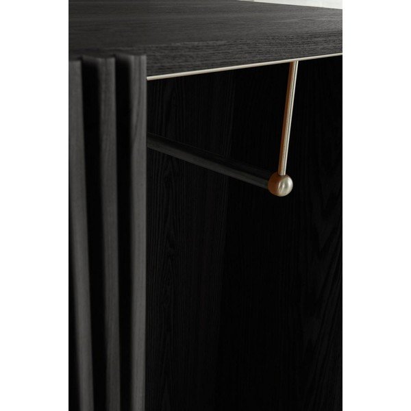 Must esikukomplekt saarepuust dekooriga 110x120x40 cm Sion - Jotex-image-2