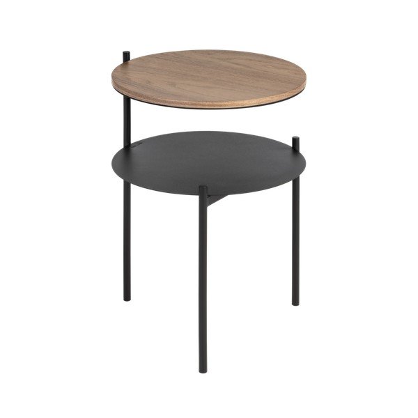 Must/tume naturaalne öökapp pähklipuidust pealispinnaga Tu - noo.ma