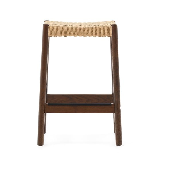 Tammepuust baaritoolid 2 tk (istme kõrgus 66 cm) Yalia - Kave Home-image-2