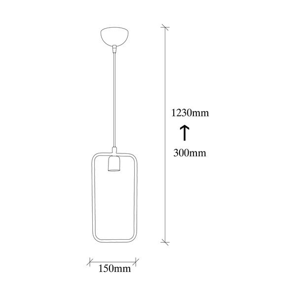 Must rippvalgusti Geonni - Opviq lights-image-4