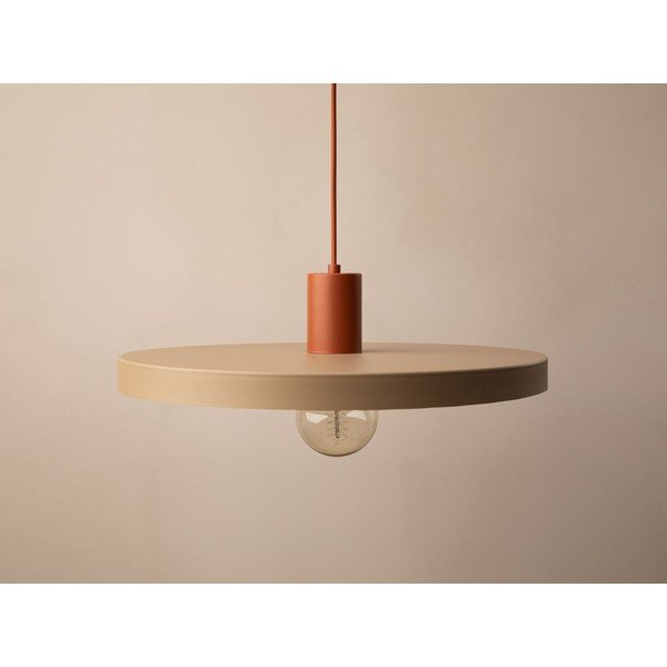 Helepruun metallist ripplamp ø 40 cm Ori - Micadoni-image-2