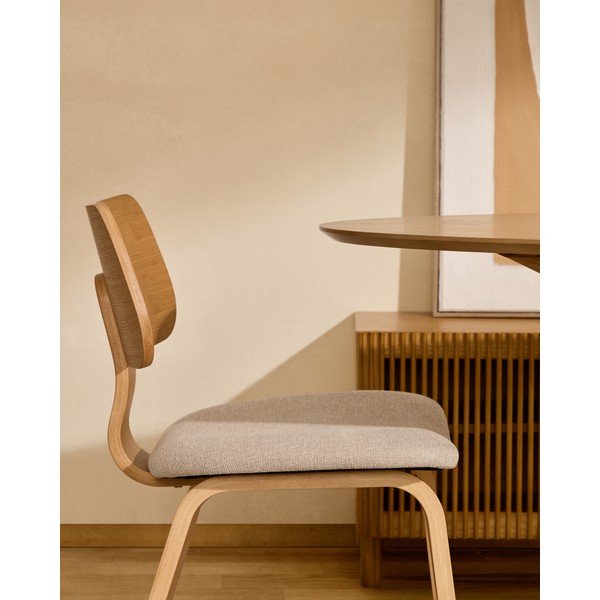 Beež söögitool Gena - Kave Home-image-2