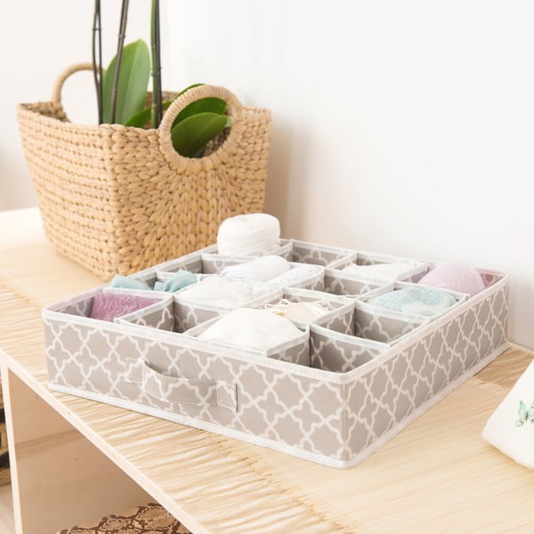 Beeži värvi sahtliorganisaator 16 lahtriga , 40 x 40 cm Madison - Compactor-image-1