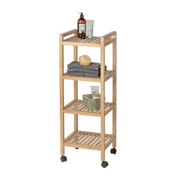 Pähklipuidust vannitoariiul 35x97 cm Norway – Wenko-image-1