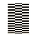 Must-valge kahepoolne käsitsi kootud villane vaip 160x230 cm Donna - Hanse Home