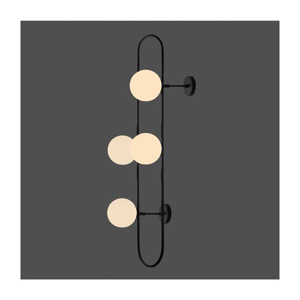 Must seinalamp, kõrgus 124 cm Elips - Squid Lighting-image-1