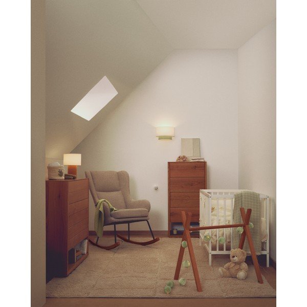 Sinepikollane/valge laste lamp Bianella - Kave Home-image-3