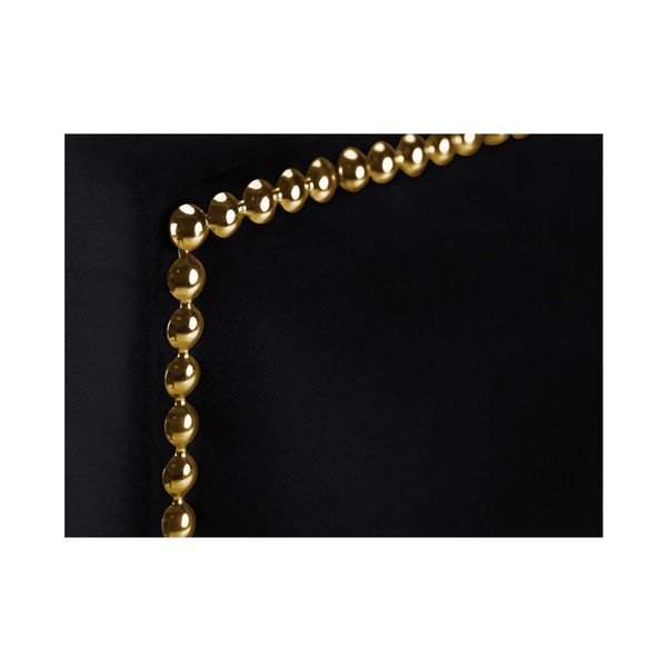 Černé čelo postele Mazzini Sofas Daisy, 180 x 120 cm-image-3