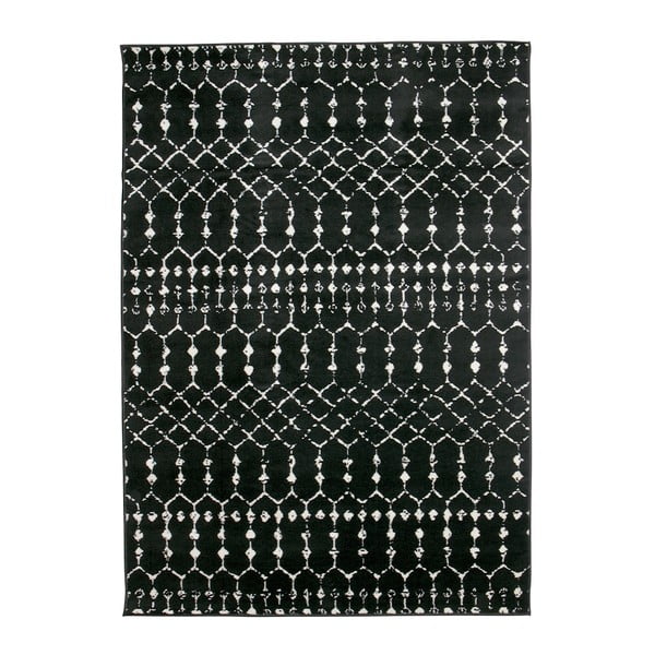 Černý koberec WOOOD Sansa, 170 x 240 cm
