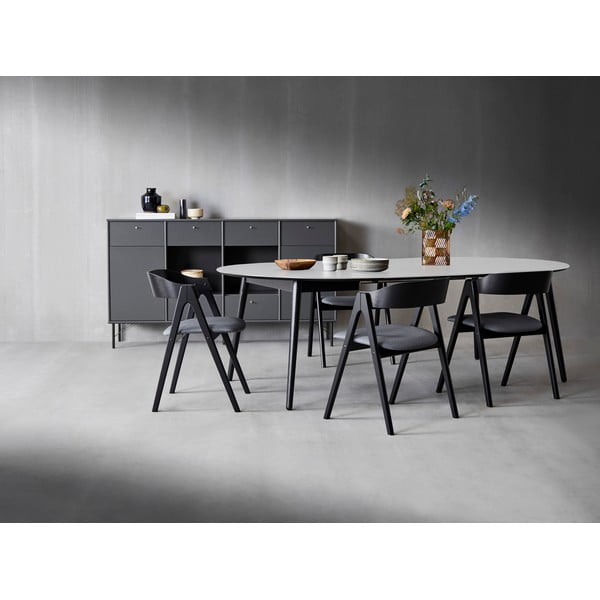 Ümmargune pikendatav söögilaud ø 135 cm Meza - Hammel Furniture-image-1