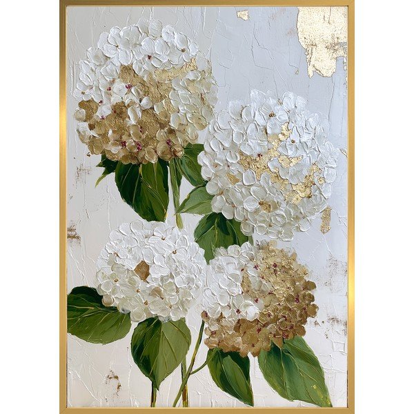 Trükitud pilt raamiga 60x90 cm Hydrangea - Styler
