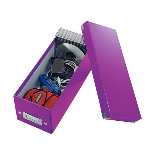 Lilla kaanega hoiukarp CD-ketas, pikkus 35 cm Click&Store - Leitz-image-3