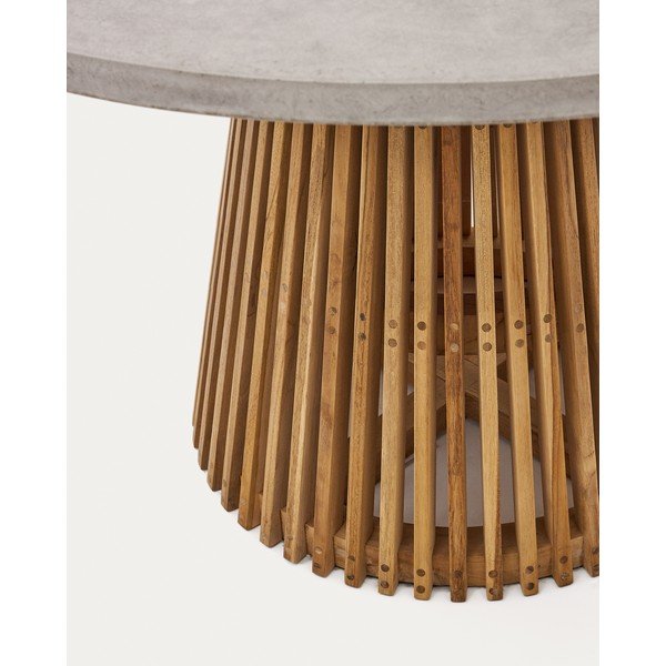 Ümmargune aia söögilaud ø 120 cm Alcaufar - Kave Home-image-4