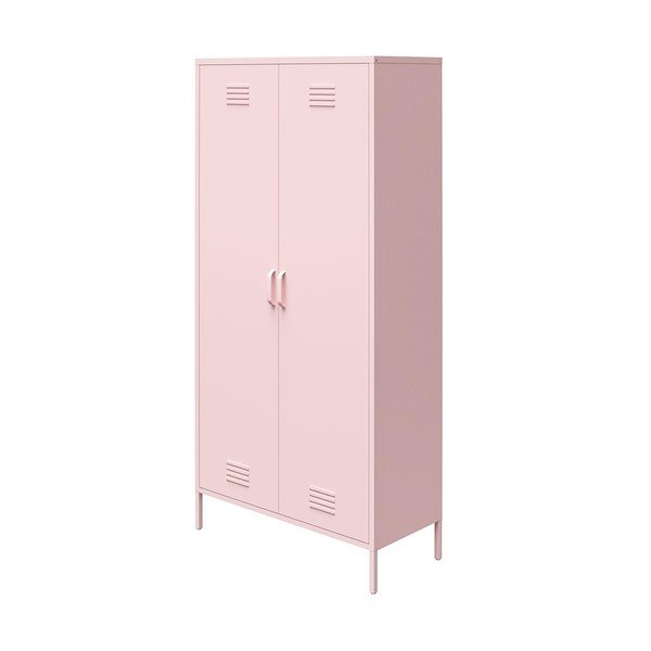 Roosa metallist riidekapp 90x185 cm Cache - Novogratz-image-3